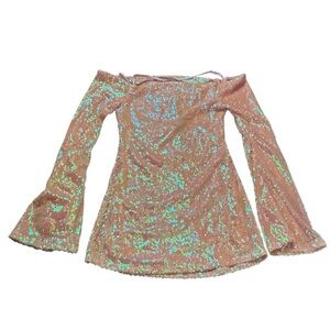 Dolls Kill starry eyed romance mini dress size small